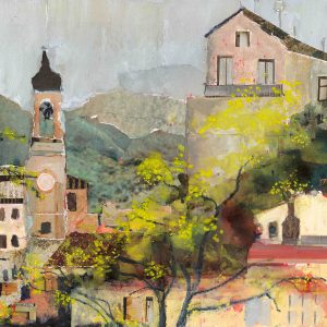 Toffia from the Car Park, Italy