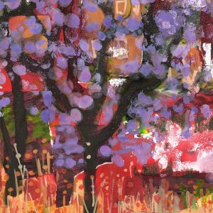 Jacaranda in Bloom, Guanajuato, Mexico